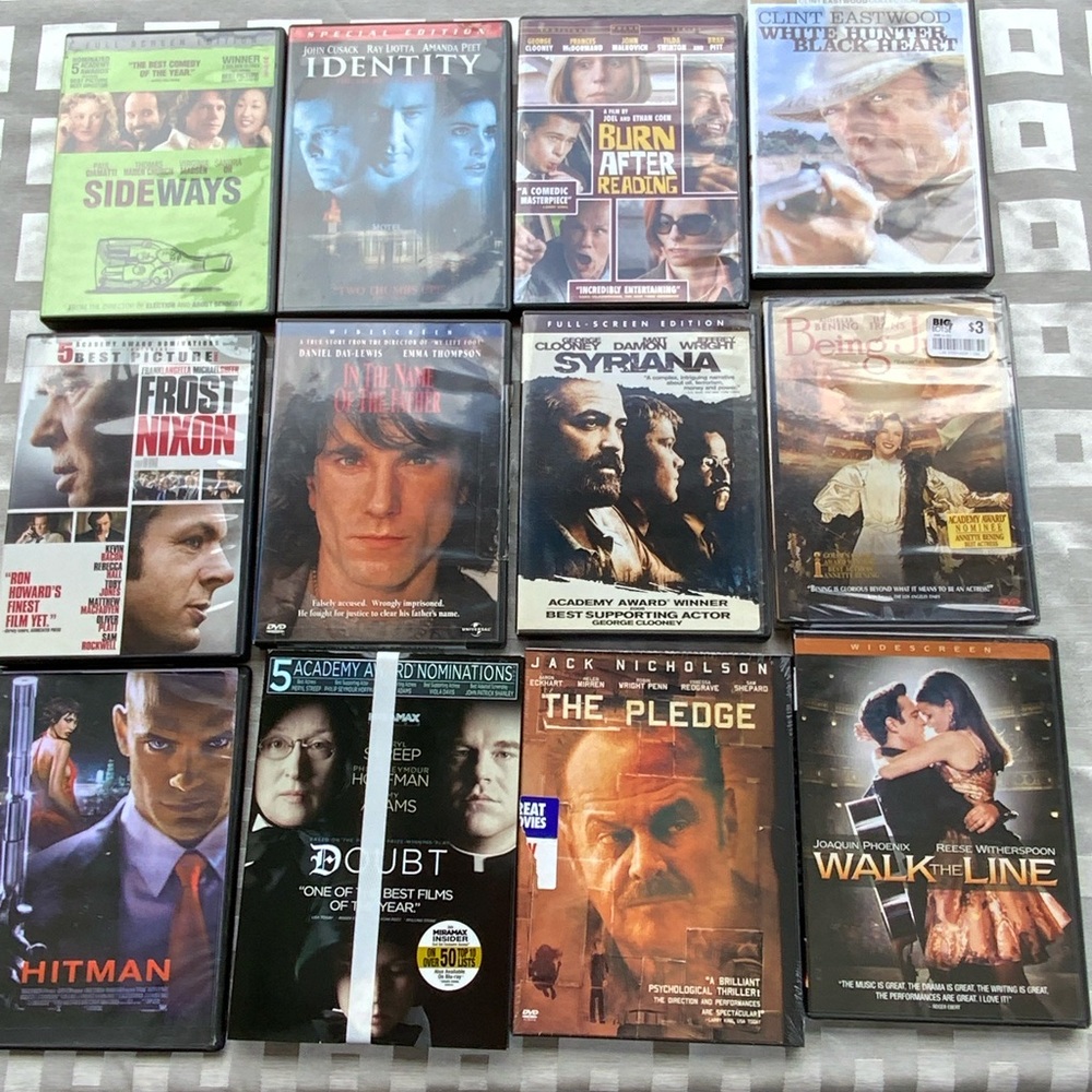 Collection of 12 Movie DVDs